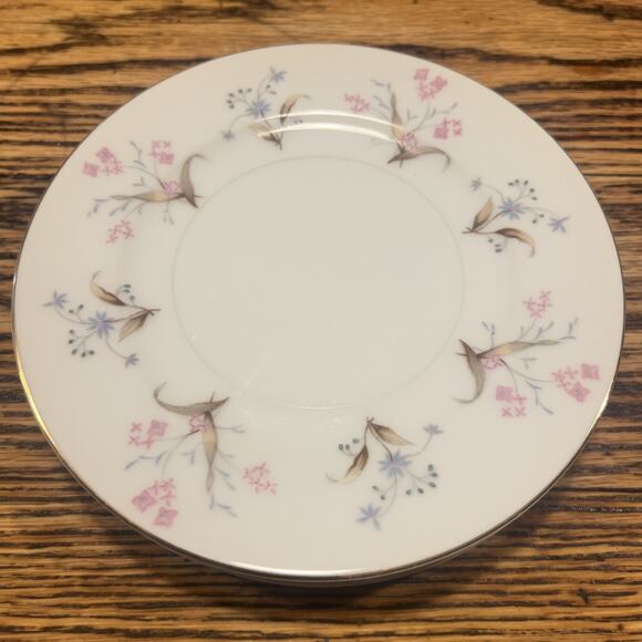 12 Vintage MEITO LUCILLE 6.5" Bread Plates 1960s Japan Floral PRISTINE EXCELLENT - Picture 15 of 16